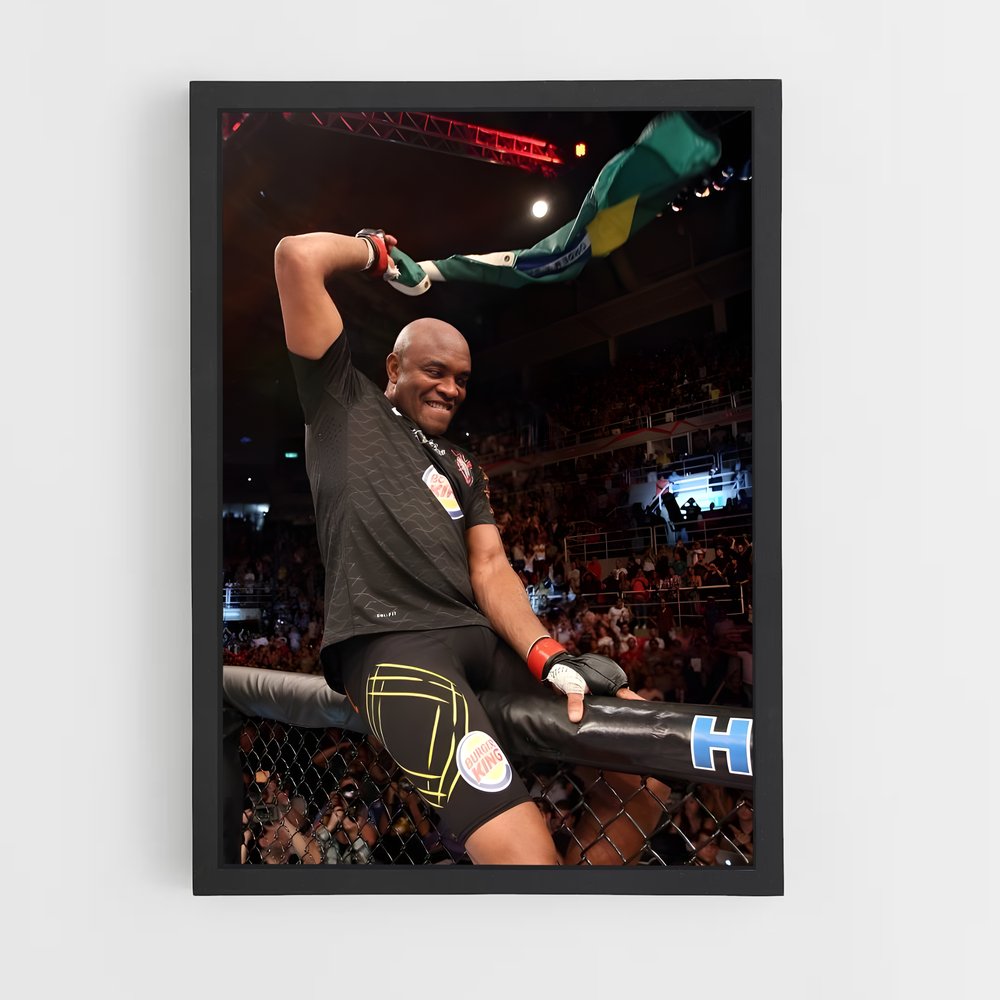 Poster Anderson silva triomphante – affiche Taekwondo (vue 2)